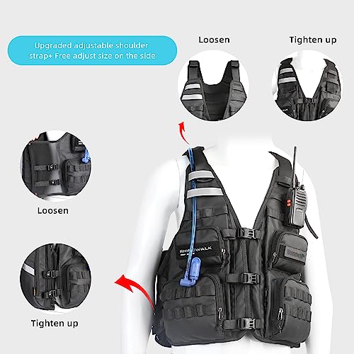 Image of Rhinowalk Fishing Photography Vest with Multi Pockets Outdoor Jackets for Hunting, Hiking, Climbing, Traveling