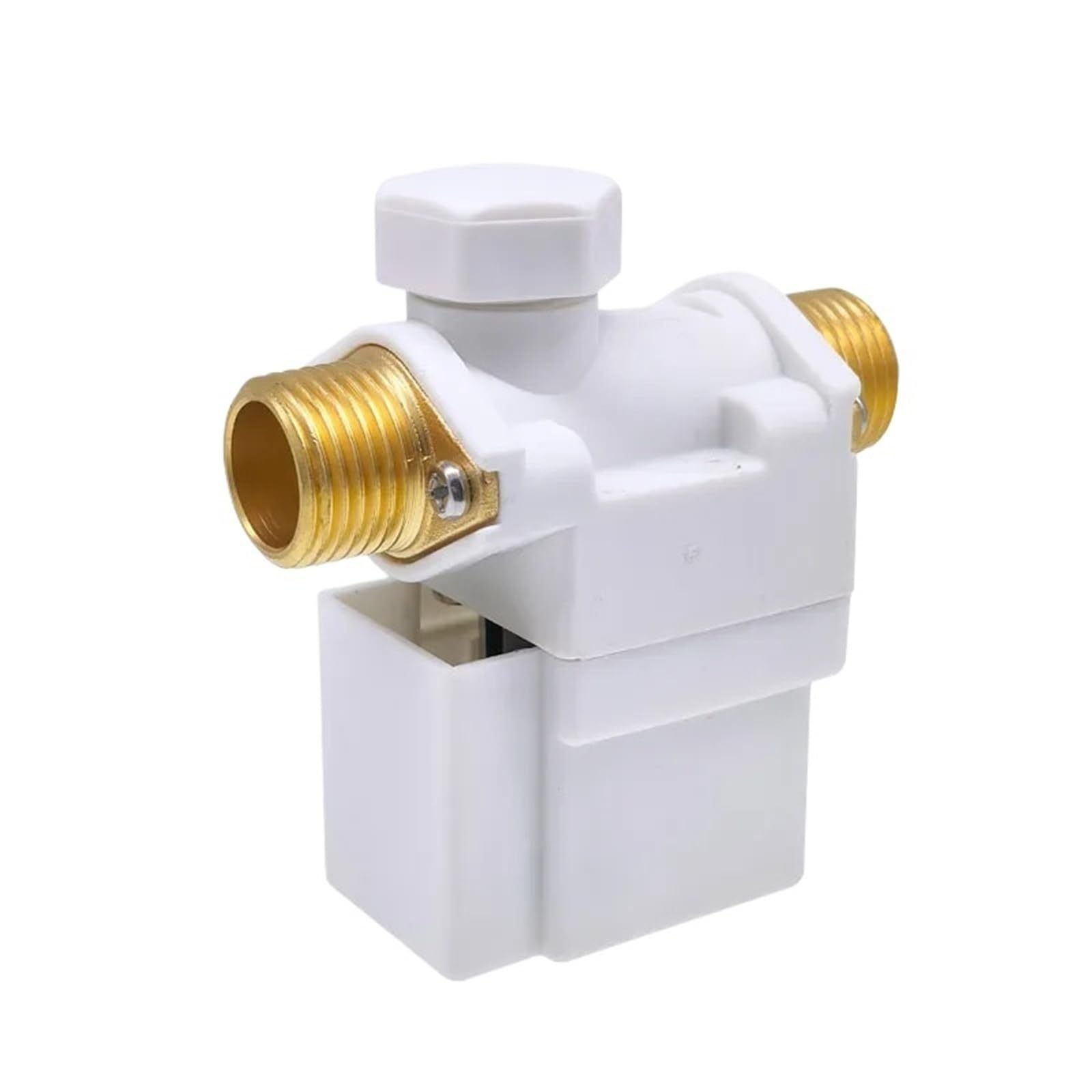 G1/2" Tee Type Solar Solenoid Valve Pilot NC Controll The Water Heater DN15 External Screw Thread(LowWaterPressure,DC24V)