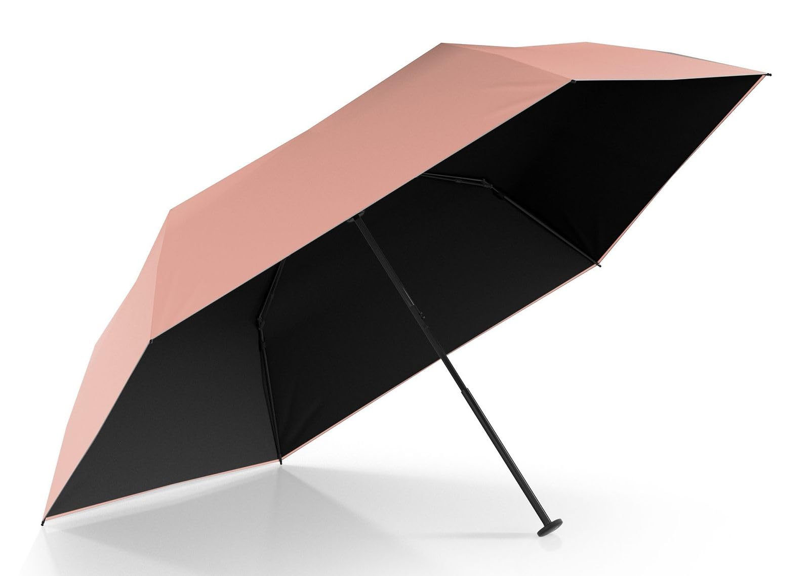 Doppler Regenschirm Zero Ultra Sun Mini Uni Solid Coral Pink/Black lachsfarben