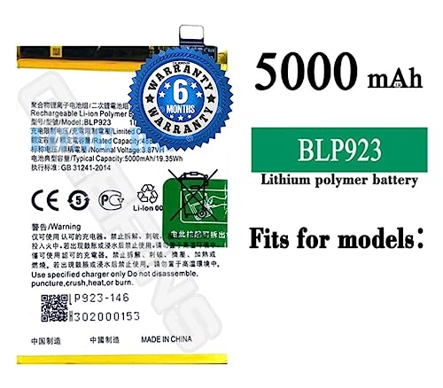 Image of Original BLP923 Battery for Oppo A97(5G), A77 5G Battery with 6 Month Warranty****(Z00080)