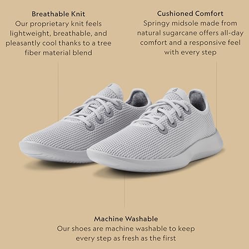 Image of Allbirds Women's Tree Runner, Everyday Sneakers, Machine Washable Shoe Made with Natural Materials