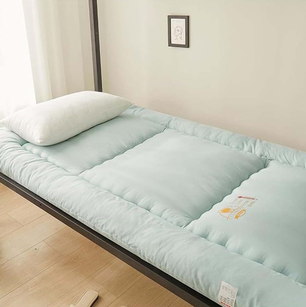 Klappmatratze Futon Matratze, Dick Gästematratze Bodenmatratze, Faltbare Tragbar Rollmatratze Matratze, für Schlafsaal, Wohnzimmer, Gästebett, Camping,003,0.9m*2.0m