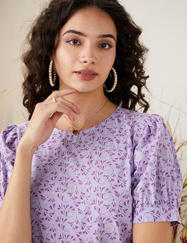Image of Amazon Brand - Symbol Women Rayon Fit and Flare One Piece Midi Length Dress (Available in Plus Sizes)
