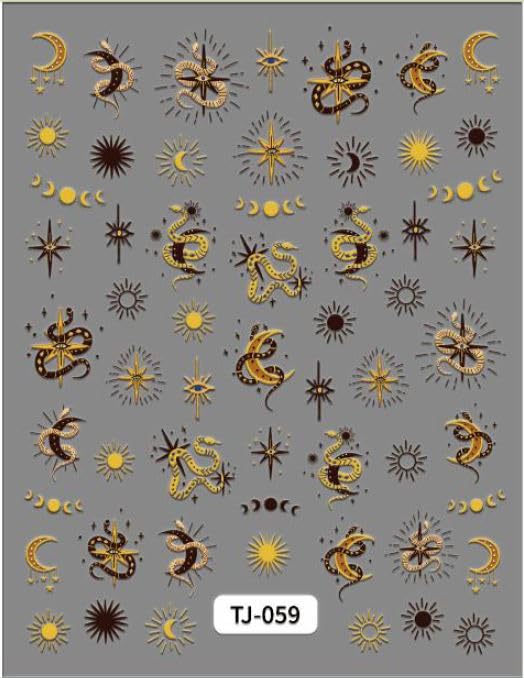 Nail It! 5D Self-Adhesive Nail Art Stickers - Snakes 059-image-40