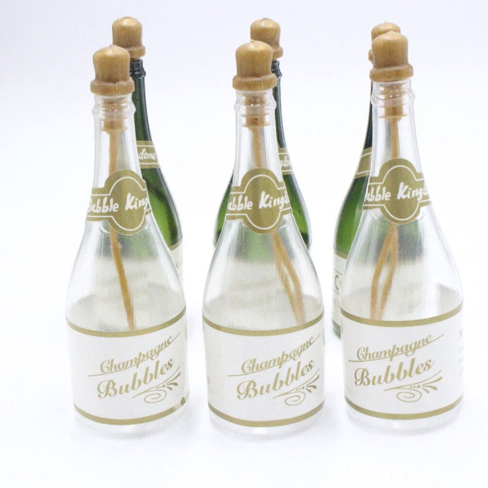 12pcs Heart Bubble Wands, Mini Wedding Bubbles Stick Tube Clear Bottle