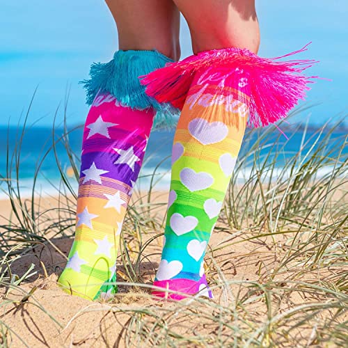 Let's Dance Socks, Beautiful Knee-High Dance Socks With Custom Made Tassels At The Top!4