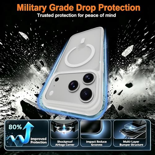 Image of MagSafe Case for iPhone 17 Pro Max / 18 Pro Max, Frosted White