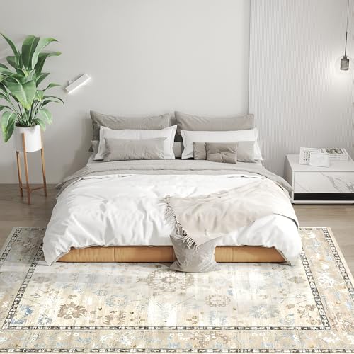 Tapete Boho Lavable 8x10 Pies HOMCOM miniatura 1