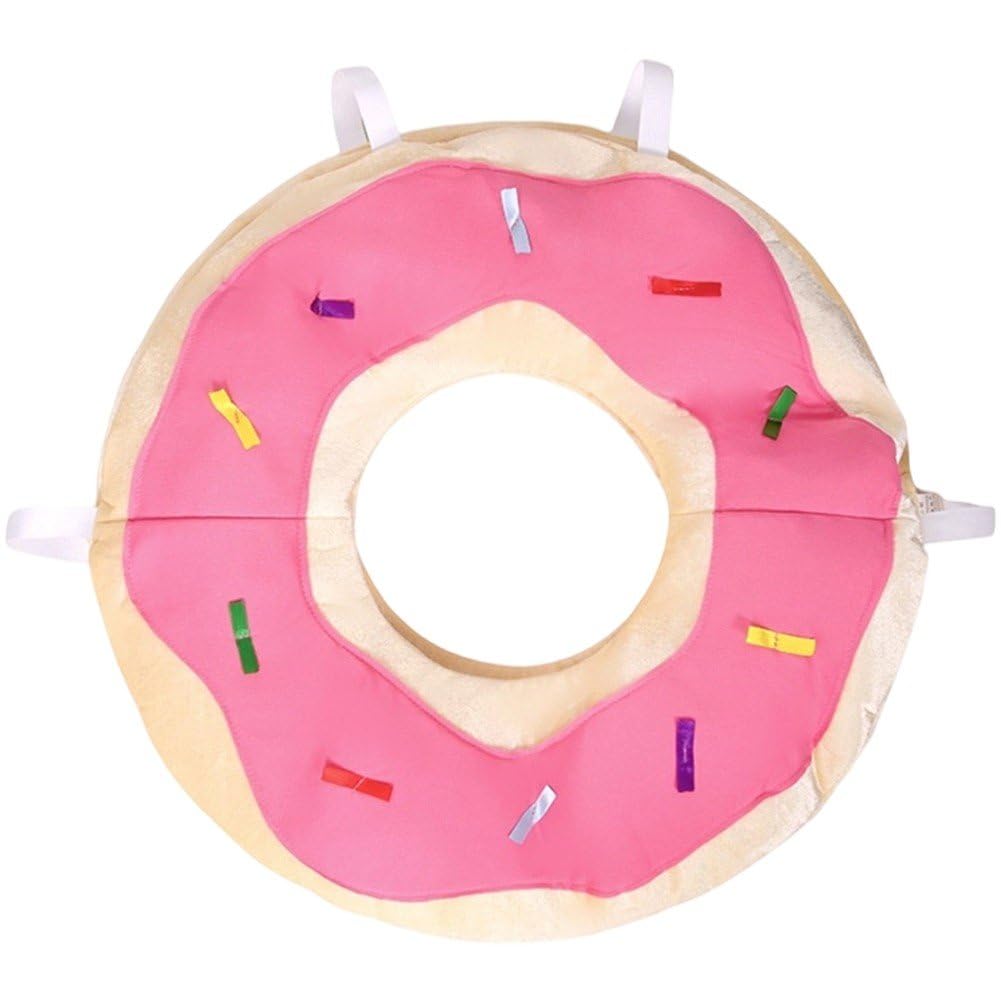 Déguisement de donut rembourré en mousse souple combinaison de scène à enfilage rapide