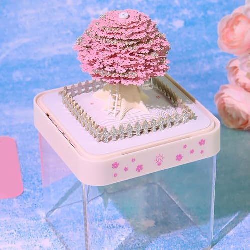 Calendrier de table 3D 2026 et bloc-notes design pour bureau - 3