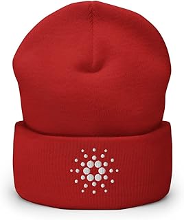 Hogue WS LLC Cardano Cryptocurrency Logo Hat (Embroidered Cuffed Beanie)