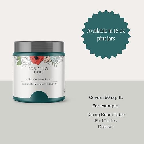 Miniatura 6 de Country Chic Paint - Pintura todo en uno estilo tiza para muebles, decoración del hogar, gabinetes, manualidades, ecológica, pintura mate - Aurora