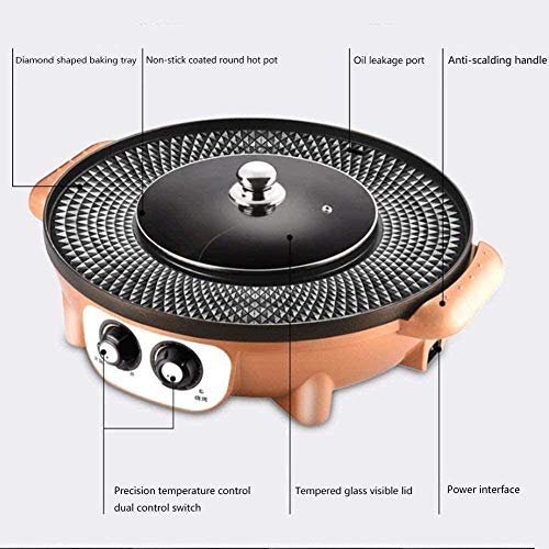 One pot Hot Pot con Parrilla y Fondue eléctrico A2 B2 miniatura 5