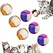 Widream 6 Pcs Balles Colorées en Sisal pour Chat, Balles en Sisal Interactives, Jouet Interactif pour Chat Boule en Sisal, Utilisé pour l'Interaction Chaton-Chiot (Couleur Aléatoire)