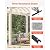 Happybuy Metal Privacy Screen, 47" W x 72" H, Outdoor Privacy Screens & Panels, Freestanding Outdoor Divider with Stand, 3-Panel Decorative Garden Steel Privacy Fence