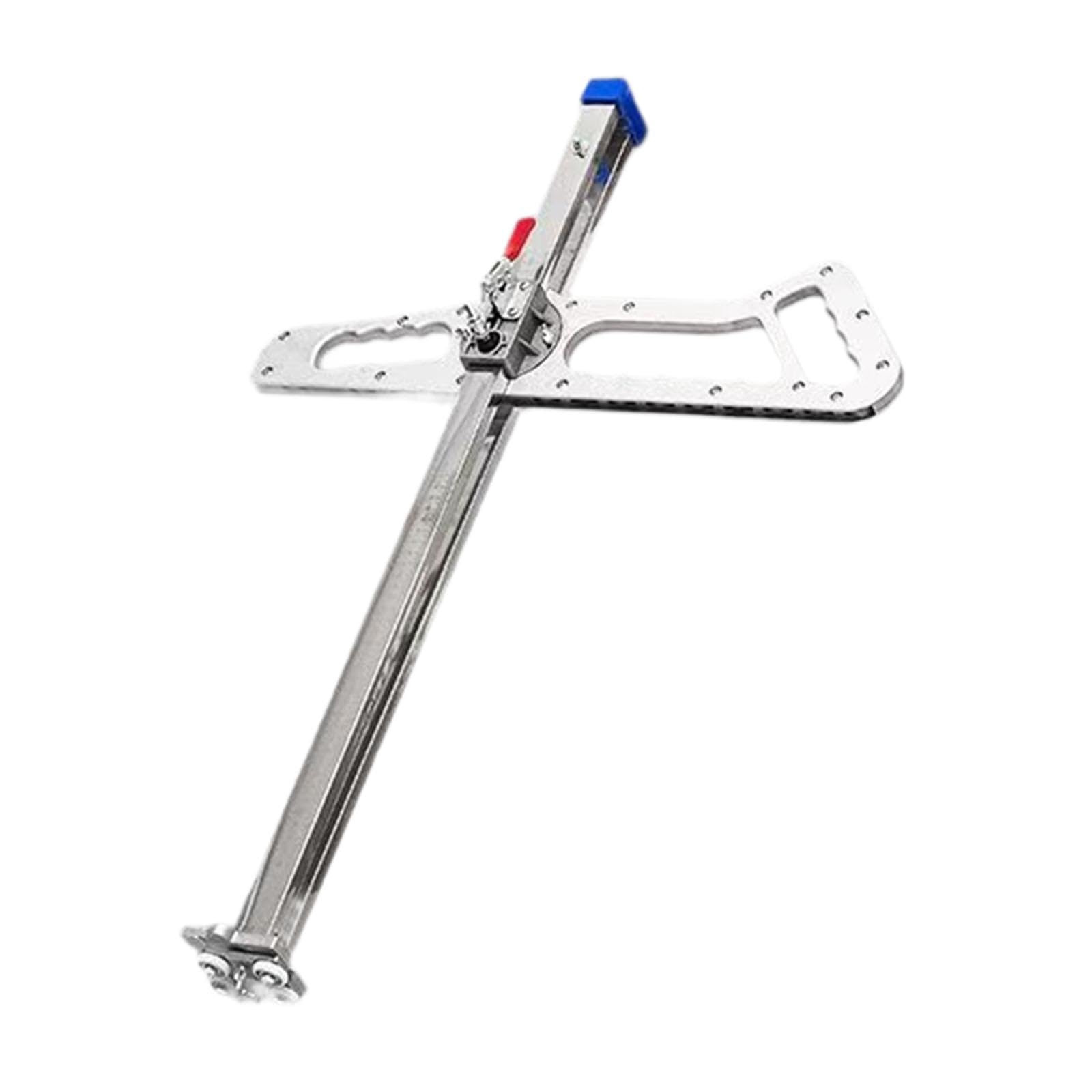 Sharplace Gypsum -Board -Cutter mit maßstabsgemäßem professionellem Multifunktionsverstellbarer Trockenbau -Schneidmaschine Holzbearbeitungswerkzeuge für, Aluminiumgriff, 17 Räder