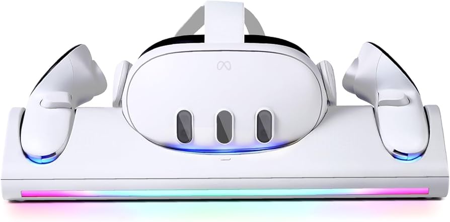  Quest 3 専用充電スタンドセット 楽天市場】【Meta Quest 3用】 Meta Quest 3 専用 充電スタンド