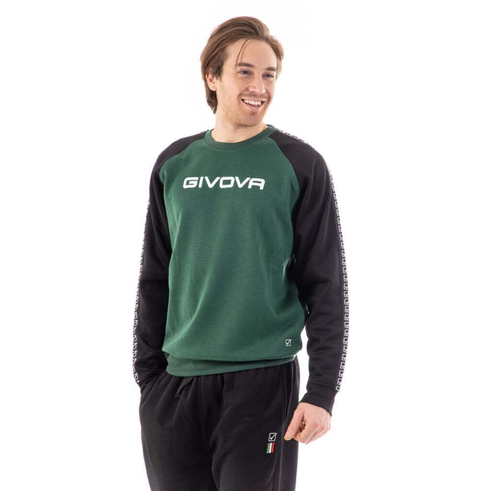 GIVOVA TUTA ITALIA UOMO 102 G/COLLO felpa CON BANDA