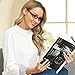 EYEGUARD Readers 4 Pack of Thin and Elegant Womens Reading Glasses with Beautiful Patterns for Ladies 1.50