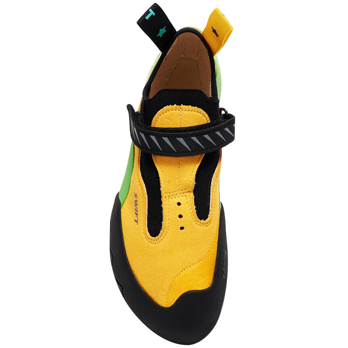 Men Women Sport Climbing Shoes Lightweight Bouldering Shoes with Sticky Rubber Sole for Indoor Outdoor Climbing Gym Breathable Slip-Resistant? Yellow