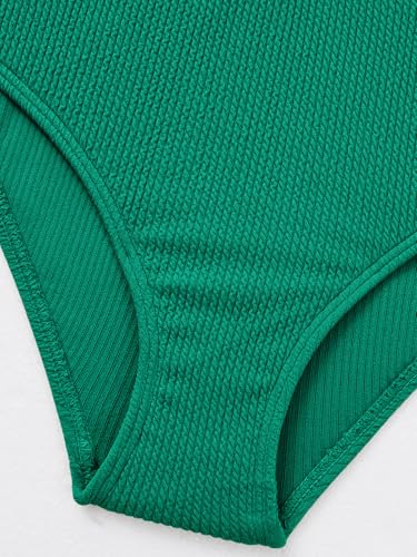 Image of Girl's 2 Piece Swimsuit Solid Spaghetti Strap Bikini Sets Beach Bathing Suit Swimwear for Teen Kids