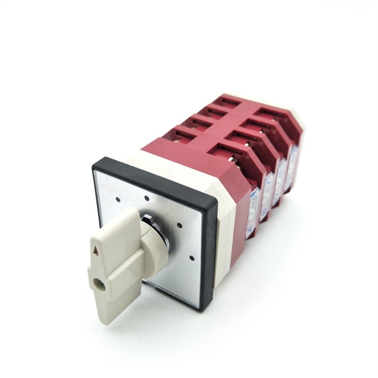 Interruptor de conmutación de leva rotativa de 4 posiciones, CA 380 V, 220 V, 16 A, 16 terminales de tornillo