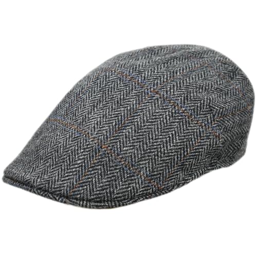 Bonnet en tweed de pura lana Melegari contre le froid hivernal avec style