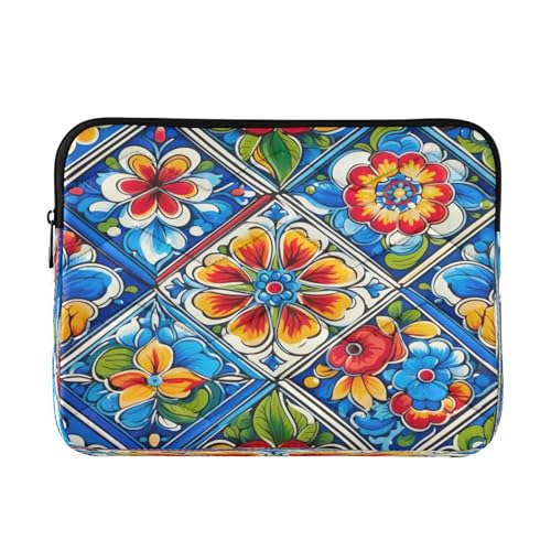 Funda para portátil 13-14 pulgadas con patrón colorido impermeable