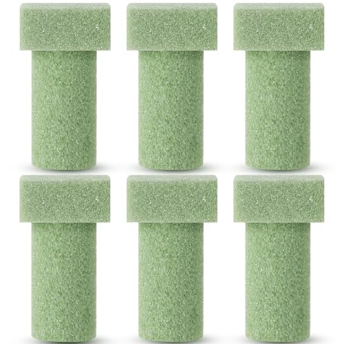 Chunful 6 Pieces Floral Foam Vase Insert 3. 25 x 6 Inch Cemetery Vase Inserts Recycled Floral Foam Cemetery vases for Grave Artificial Flowers Home Florist Headstone Decoration Flower Arrangements