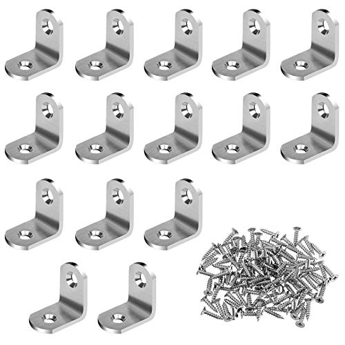 Winkelverbinder Drado 15 Stück Edelstahl Winkel Klammern 25x25x2mm Möbel Winkel Halterung mit 30 Stück Schrauben Winkelverbinder Drado 15 Stück Edelstahl Winkel Klammern 25x25x2mm Möbel Winkel Halterung mit 30 Stück Schrauben