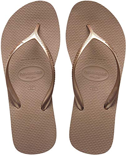havaianas high fashion rose gold