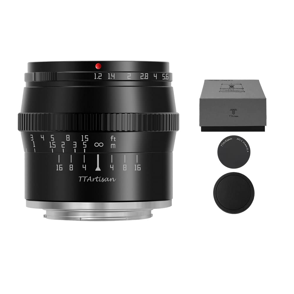 TTartisan 50mm f1.2 Manual Lens Compatible with m43 MFT Mount