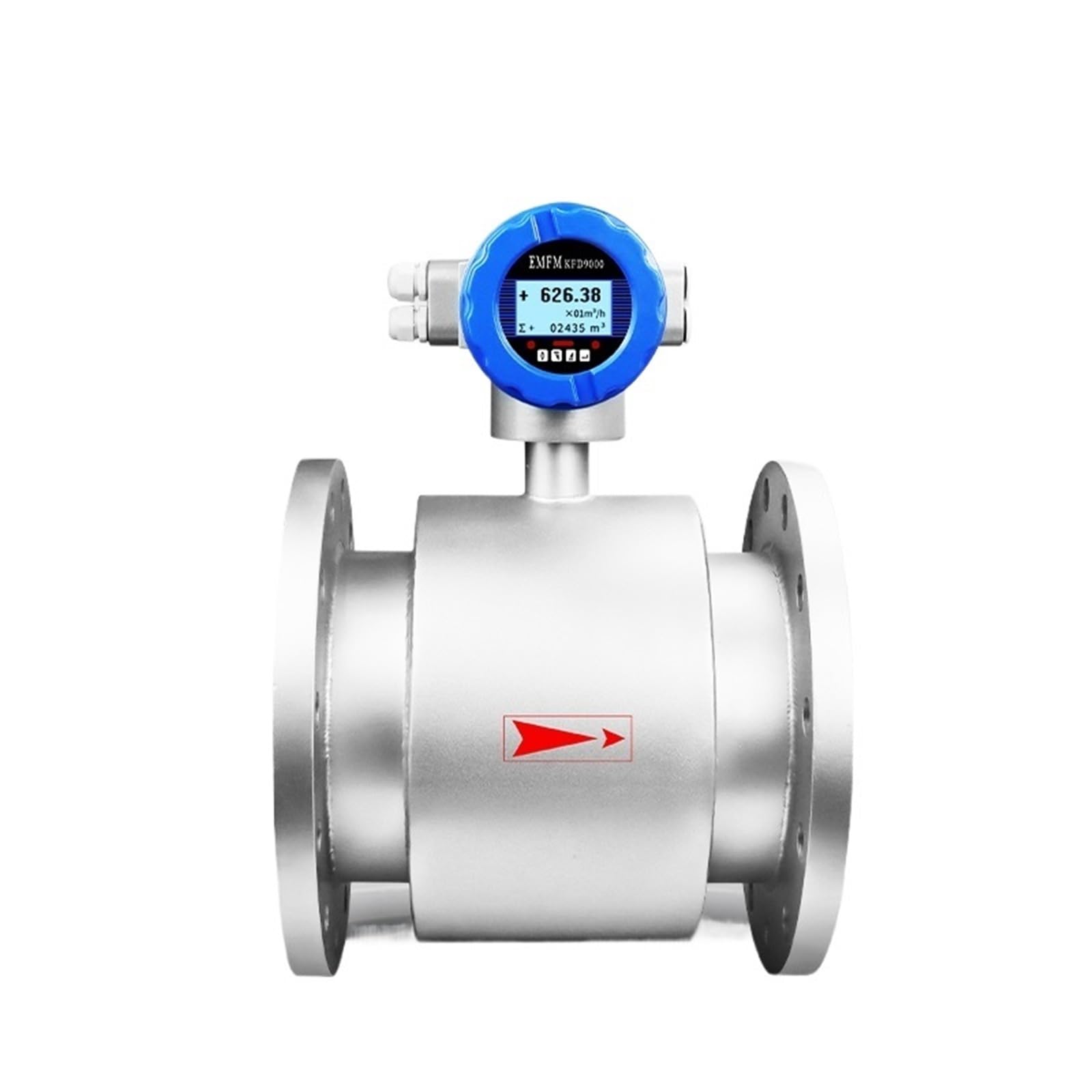 Qfuxyysld Dn20 Mudbus 4-20Ma Threaded Connection Flange Water Conductor Liquid Electromagnetic Flow Meter (Dn20)