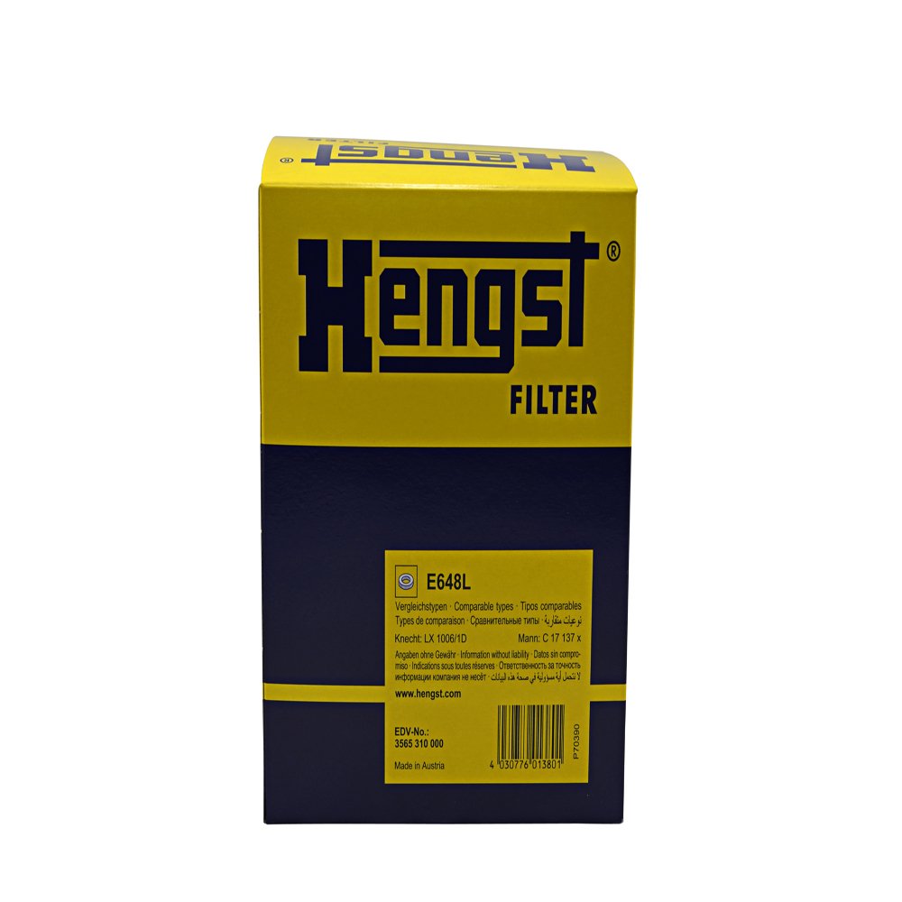 Filtro aria HENGST E648L per AUDI A6 C6 (4F2) 3 2004-2011