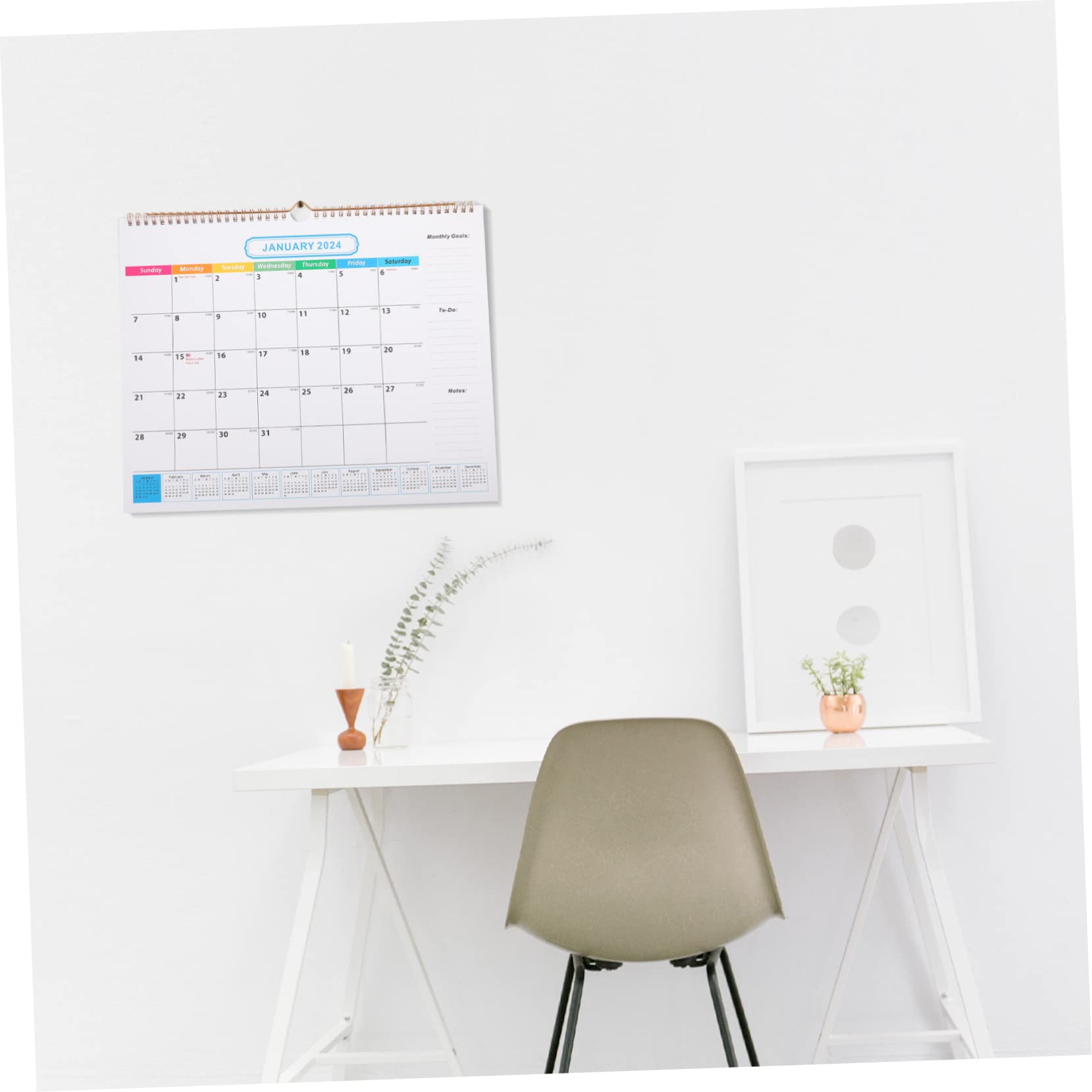 Lurrose 3stücke Wandkalender Mit Monaten Handreißbar Praktischer Monatlicher Planer Für Büro Und Zuhause Platzsparend Und Vielseitig Einsetzbar Für Termine Und Ereignisse