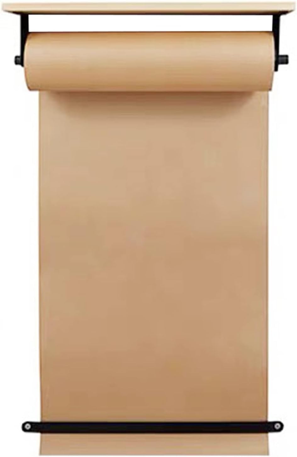Dozownik papieru rzeźnickiego montowany na ścianie Uchwyt i dozownik papieru pakowego w rolce z obcinarką, montaż ścienny, rolka 50 m, różne rozmiary(51inch/130cm)