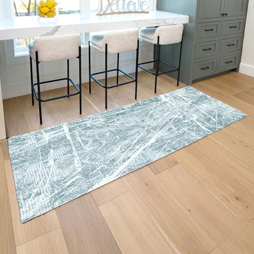 Mother Ruggers Woven Washable Rug - Revel, Machine Washable, Non-Slip,