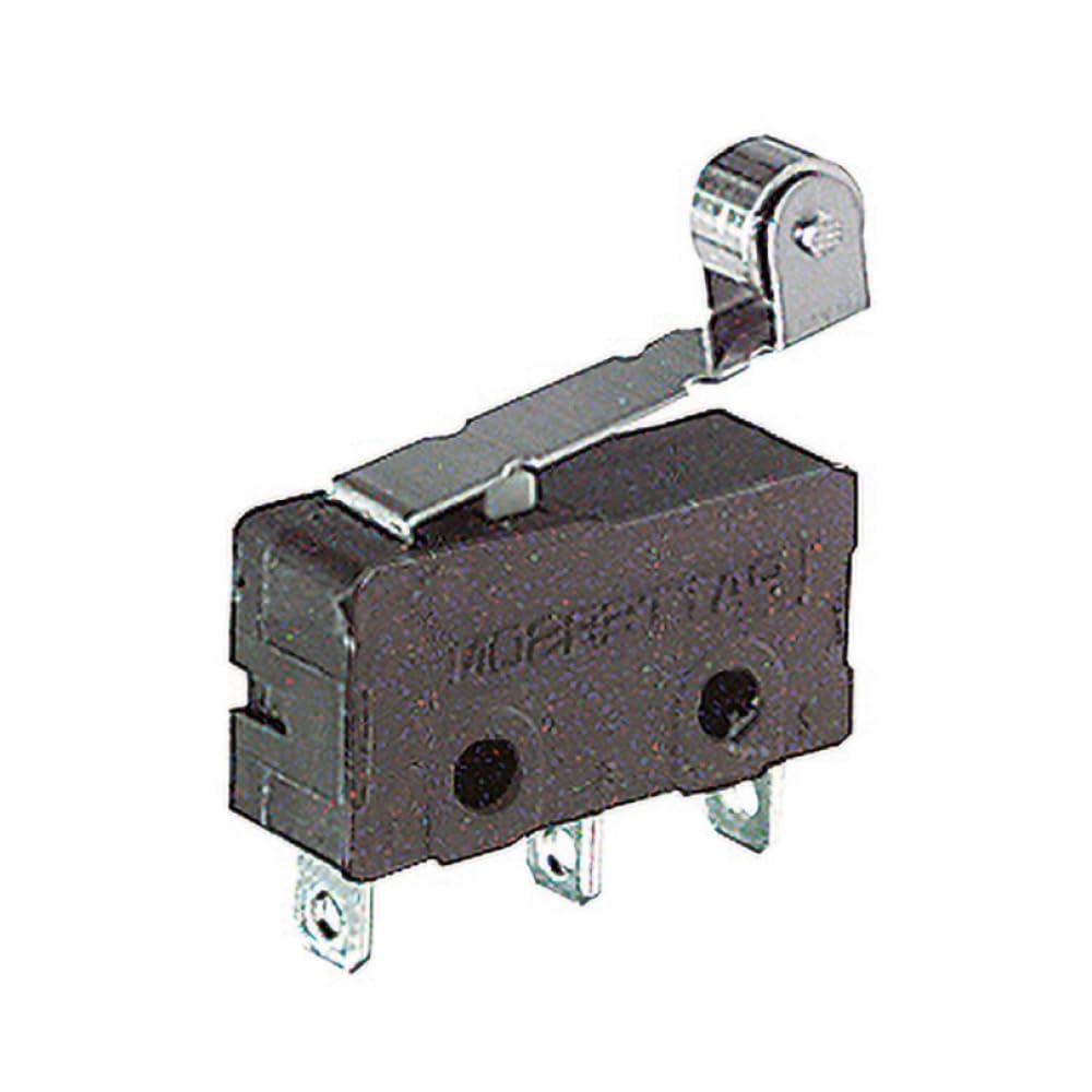 10 x SPDT Spawany mikro przełącznik krańcowy 19,8 x 10,6 x 6,4 mm 250 V 5 A – mikroprzełącznik z dźwignią końcową 16,6 mm z kołem zatrzaskowym, bez NC - zestaw ekonomiczny