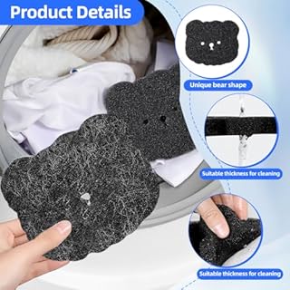 JYNVO 8 Boules Anti Poils Machine à Laver, Attrape Poils Machine a Laver Réutilisable, Enlève Poil d'Animaux Efficace, Accessoire Utile pour Lavage