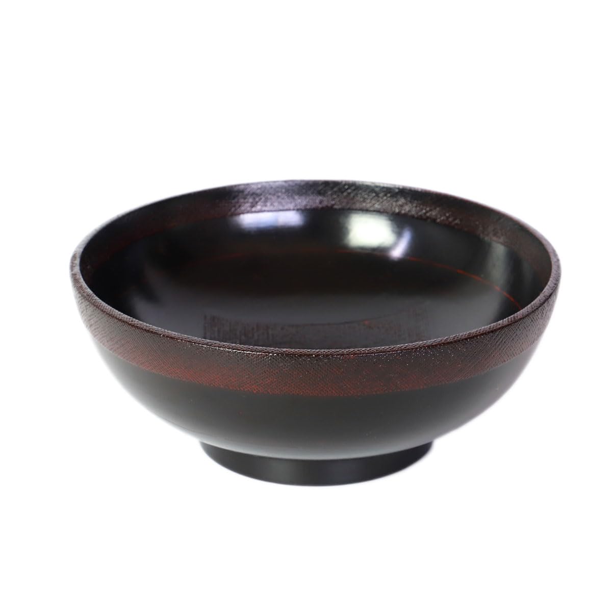Negoro Wooden Donburi Bowl – Hand-Lacquered