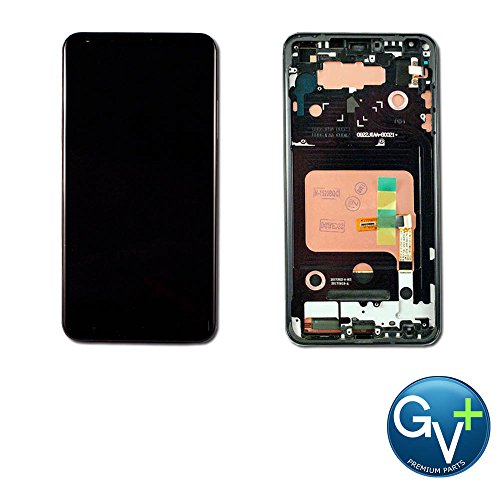 Group Vertical Replacement OLED Touch Screen Digitizer Frame Display Assembly Compatible with LG V30 (US988R V300K V300KR V300S V300KW V300K V300L H931 LS998U H932 H932U VS996 US998U US998 AS998)