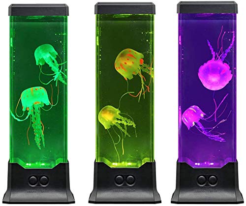 MAGICLITE Electric Fantasy Jellyfish Lava Lamp with Color Changing Light Effects-Jelly Fish Tank