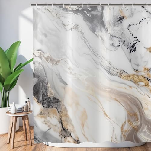 ASDCXZ Marble Shower Curtain 180x180 cm - Image 2