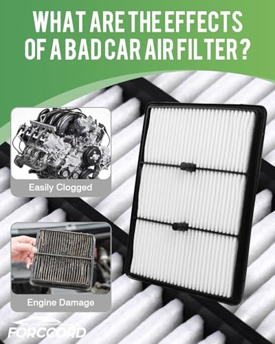 Image of 2-Pack Engine Air Filter Fits for Hyundai Ioniq 2017-2022 & Kia Niro 2017-2026 1.6L Air Filter Replacement 28113-G2100 28113G2100 Accessories