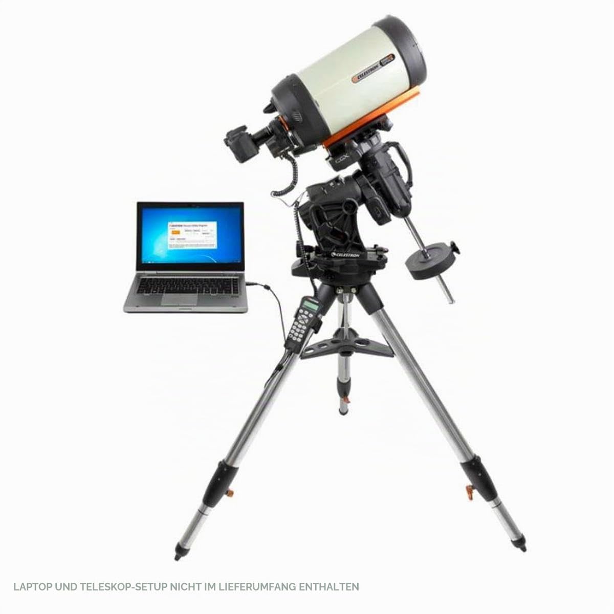 Celestron 94155-A Fokusmotor für Schmidt-Cassegrain-, EdgeHD- und RASA-Teleskope – ermöglicht elektronisches Fokussieren, bringt Himmelskörper in scharfen Fokus, Schwarz