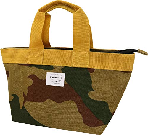 L'ABSURDE ランチバッグ ランチトート/ブラウン 21×18×15cm ベース TB-1743