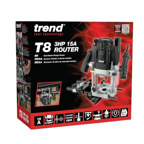 Trend 3-1/4 HP Dual-Mode Plunge Router