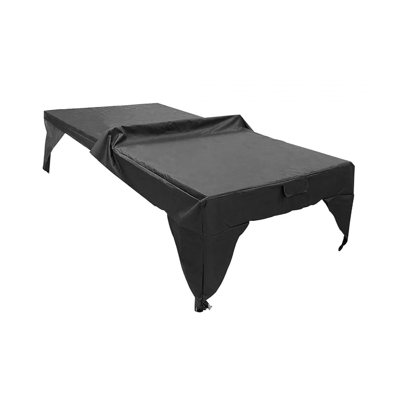280cmx153cmx73cm Ping Pong Table Cover Folding Protection Tennis Tablecloth Billiard Pool Protective For Outdoor Indoor for Folding & Flat Tables(Black)
