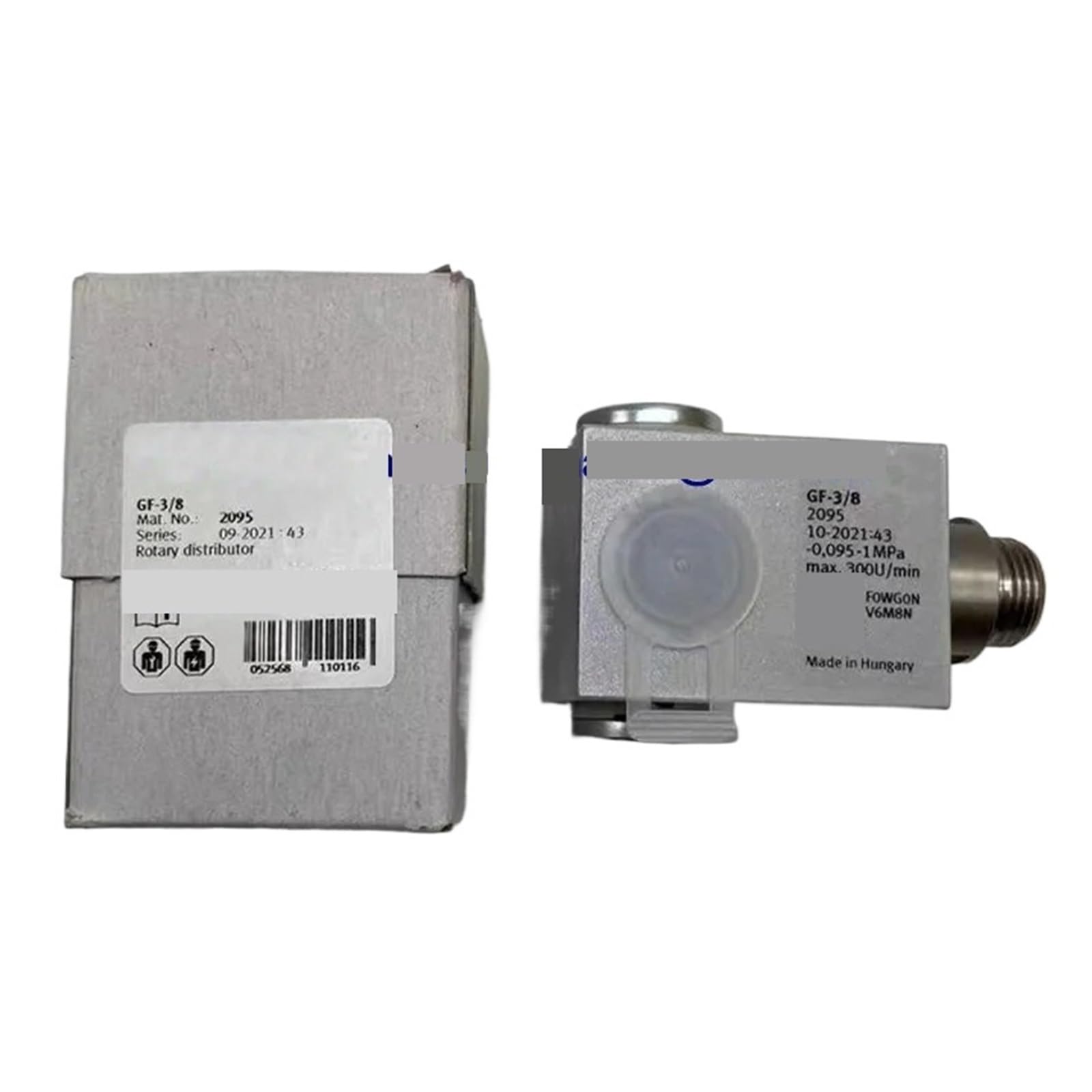 Bloc diviseur de gaz rotatif GF-1-4 2094 répartiteur pneumatique multi-voies