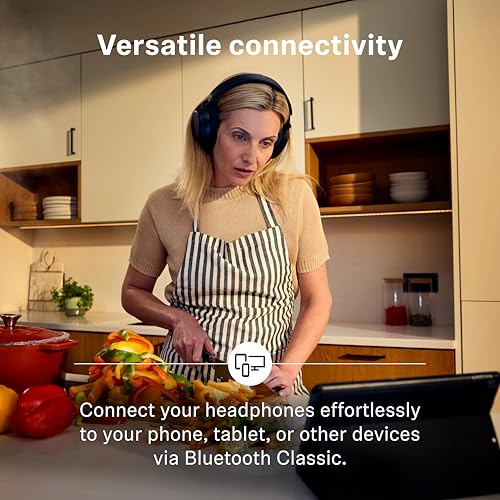 Image of Sennheiser RS 255 TV Headphones - Bluetooth Headphones and Transmitter Bundle - Low Latency Wireless Headphones with Virtual Surround Sound, Speech Clarity and Auracast Technology - 50 h Battery